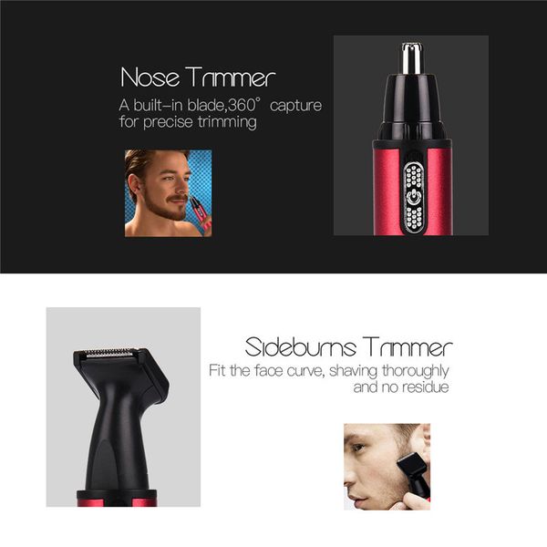 kemei km-6620 4-in-1 multifunctional tondeuses nasales trimmer for men shaving eyebrow trimming knife xqycd
kemei km-6620 4-in-1 multifunctional tondeuses nasales trimmer for men shaving eyebrow trimming knife xqycd