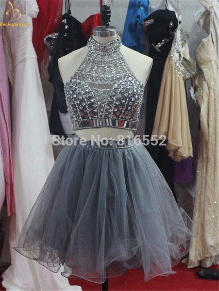 bealegantom 2019 new halter short homecoming dresses with beaded crystals prom party dresses graduation dress qa1469, White;black
bealegantom 2019 new halter short homecoming dresses with beaded crystals prom party dresses graduation dress qa1469, White;black