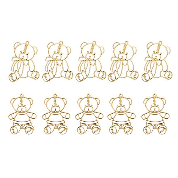 5pc metal frame bear pendant bezel uv resin necklace earring casting jewelry diy
5pc metal frame bear pendant bezel uv resin necklace earring casting jewelry diy
