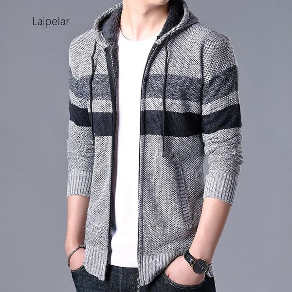 sweater coat men 2019 winter thick fleece hooded cardigan jumpers men striped wool zipper coats casual knit sweater outerwear, White;black
sweater coat men 2019 winter thick fleece hooded cardigan jumpers men striped wool zipper coats casual knit sweater outerwear, White;black