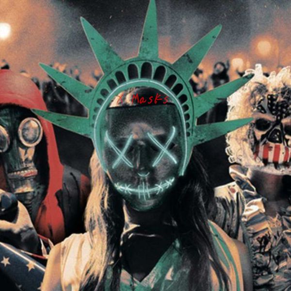 new purge mask el wire mask led light statue of liberty crowns caps hat head headwear halloween latex costume cosplay larp
new purge mask el wire mask led light statue of liberty crowns caps hat head headwear halloween latex costume cosplay larp