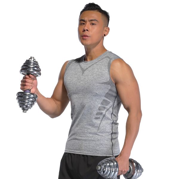 compression shirt sleeveless t-shirt gyms running vest fitness clothing quick dry crossfit lycra bodybuilding tank shapewear, Black;blue
compression shirt sleeveless t-shirt gyms running vest fitness clothing quick dry crossfit lycra bodybuilding tank shapewear, Black;blue