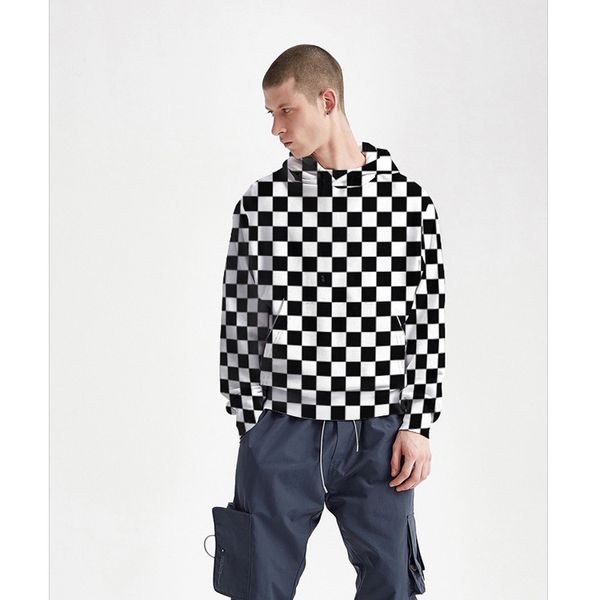 men designer sweatshirts men luxury fashion plaid printed hoodie brand casual long sleeve hoodie men loose clothing high quality, Black
men designer sweatshirts men luxury fashion plaid printed hoodie brand casual long sleeve hoodie men loose clothing high quality, Black
