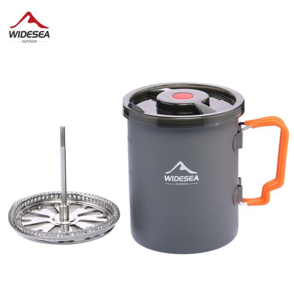 widesea camping coffee pot with french press outdoor cup mug cookware for hiking trekking
widesea camping coffee pot with french press outdoor cup mug cookware for hiking trekking