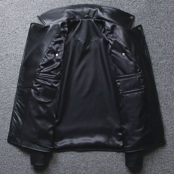 men's leather & faux mens genuine jacket motorcycle black cowhide biker real coat men slim fit zippers clothes
men's leather & faux mens genuine jacket motorcycle black cowhide biker real coat men slim fit zippers clothes