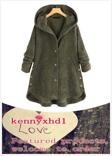 new size women's autumn and winter corduroy hooded jacket fashion trendy elegance, Black
new size women's autumn and winter corduroy hooded jacket fashion trendy elegance, Black