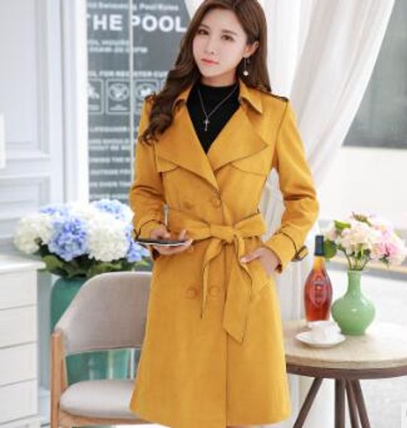 2020 autumn and winter new fashion slim windbreaker women's long deerskin velvet coat women's windbreaker coat, Tan;black
2020 autumn and winter new fashion slim windbreaker women's long deerskin velvet coat women's windbreaker coat, Tan;black