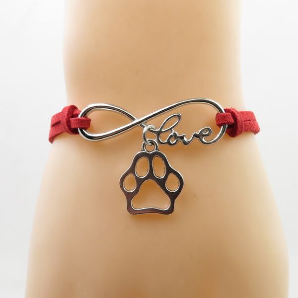 infinity love pet dog bracelet dog pet paw charm pitbull dog paw bear wrap men bracelets & bangles for women and man, Golden;silver
infinity love pet dog bracelet dog pet paw charm pitbull dog paw bear wrap men bracelets & bangles for women and man, Golden;silver
