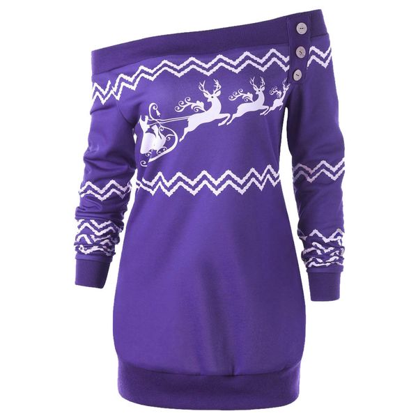 womens merry christmas long sweatshirts button irregular pullover deer elk printed skew neck women hoodie casual hoodie feminino, Black
womens merry christmas long sweatshirts button irregular pullover deer elk printed skew neck women hoodie casual hoodie feminino, Black