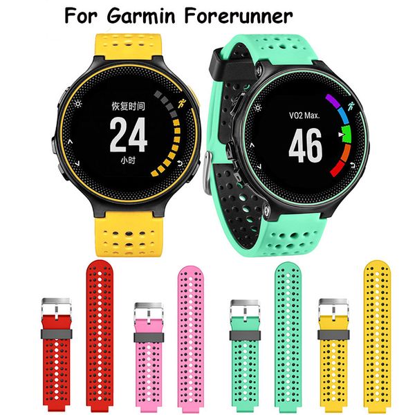 two colors watchband soft silicone replacement wrist watch band bracelet strap for garmin forerunner 220/230/235/620/630, Black;brown
two colors watchband soft silicone replacement wrist watch band bracelet strap for garmin forerunner 220/230/235/620/630, Black;brown