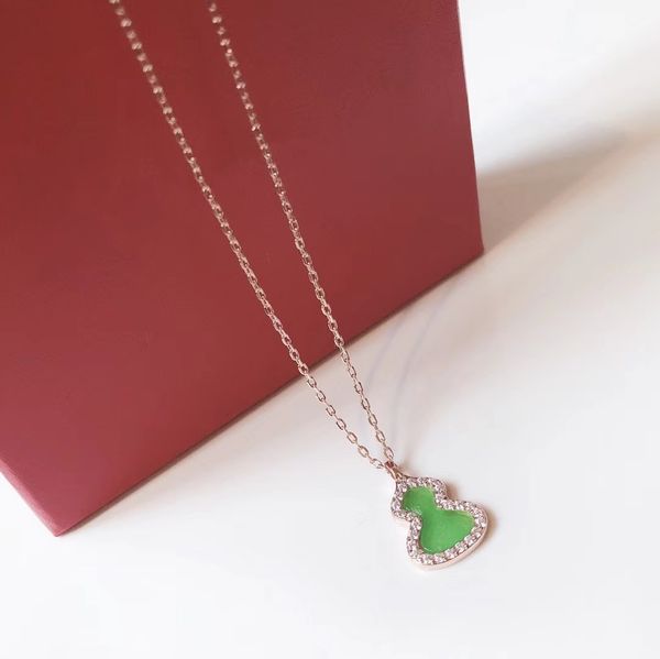 pendant necklaces green gourd necklace s925 sterling silver necklace classic style necklaces for women fine jewelry
pendant necklaces green gourd necklace s925 sterling silver necklace classic style necklaces for women fine jewelry