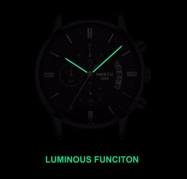 nibosi men watch brand fashion watches relogio masculino quartz wrist watches clock male sports, Slivery;brown
nibosi men watch brand fashion watches relogio masculino quartz wrist watches clock male sports, Slivery;brown