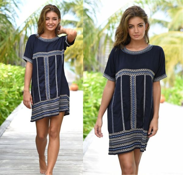 special for the new cotton embroidered beach skirt of tibetans in europe and america, bikini jacket and sunscreen shirt, Blue;gray
special for the new cotton embroidered beach skirt of tibetans in europe and america, bikini jacket and sunscreen shirt, Blue;gray