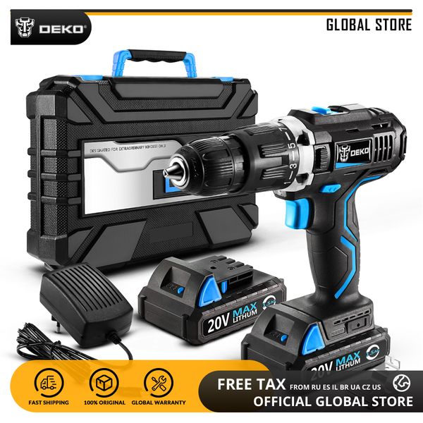deko gcd20du3 20v max lithium-ion power driver variable speed electric screwdriver led impact cordless drill 2 battery y box bmc
deko gcd20du3 20v max lithium-ion power driver variable speed electric screwdriver led impact cordless drill 2 battery y box bmc