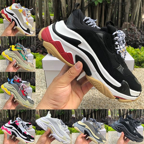 selling paris black white red triple s men women casual shoes triple black white grey mens luxury designer sneakers us5.5-11
selling paris black white red triple s men women casual shoes triple black white grey mens luxury designer sneakers us5.5-11