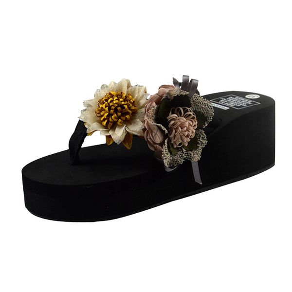 sagace women slippers women bohemia wedge slippers home bathroom beach flip flops simple wild casual shoes 2019, Black
sagace women slippers women bohemia wedge slippers home bathroom beach flip flops simple wild casual shoes 2019, Black