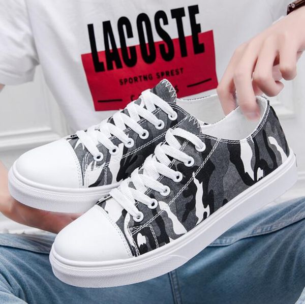 spring breathable wild men's sneakers shoes designer new low to help camouflage canvas shoes male zapatos de hombre men shoes, Black
spring breathable wild men's sneakers shoes designer new low to help camouflage canvas shoes male zapatos de hombre men shoes, Black