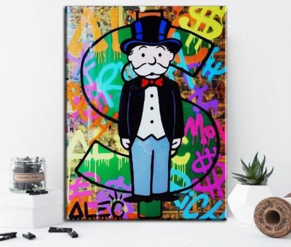 alec monopoly oil painting on canvas home decor wall art picture high quaity handpainted & hd printed graffiti art newspapaer rich man
alec monopoly oil painting on canvas home decor wall art picture high quaity handpainted & hd printed graffiti art newspapaer rich man