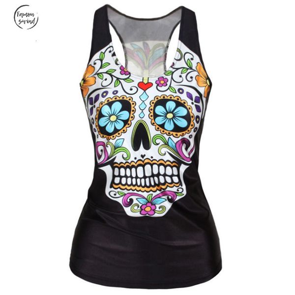 new fashion punk girl tank harajuku women 3d slim vest cool woman vests skull print camisole, White
new fashion punk girl tank harajuku women 3d slim vest cool woman vests skull print camisole, White