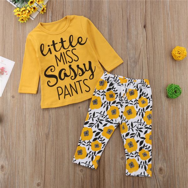 yellow flower girls kids clothes outfits t-shirt +pants two piece set long sleeve newborn infant toddler baby clothes wholesale jy789, White
yellow flower girls kids clothes outfits t-shirt +pants two piece set long sleeve newborn infant toddler baby clothes wholesale jy789, White