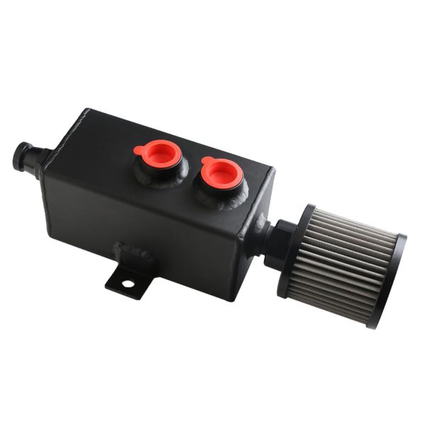 universal aluminum oil catch can polish baffled reservoir tank with breather filter, 160*80*80mm
universal aluminum oil catch can polish baffled reservoir tank with breather filter, 160*80*80mm