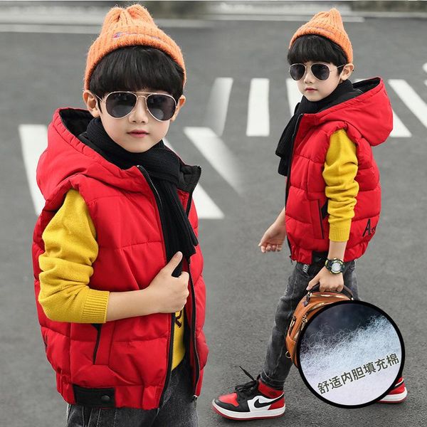 children's clothing boy vest winter new back letter hooded child waistcoat thick sleeveless coat fashion outwear, Camo
children's clothing boy vest winter new back letter hooded child waistcoat thick sleeveless coat fashion outwear, Camo