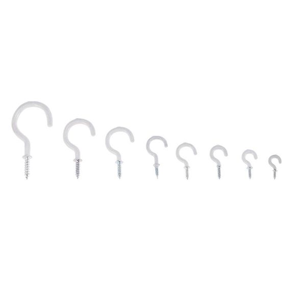 79pcs ceiling hooks stainless-steel durable strong screw-in hooks hanger plastic-coated for patio lights mug wind chimes
79pcs ceiling hooks stainless-steel durable strong screw-in hooks hanger plastic-coated for patio lights mug wind chimes