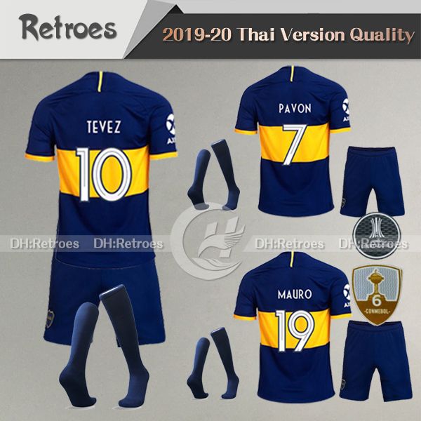 19 20 boca kids kit soccer jerseys 2019 2020 mbappe home verez de rossi tevez pavon jrs kids football shirt kit, Black
19 20 boca kids kit soccer jerseys 2019 2020 mbappe home verez de rossi tevez pavon jrs kids football shirt kit, Black