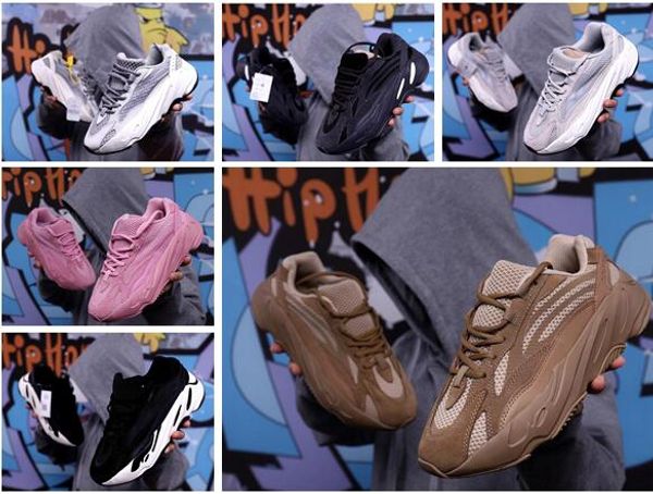 

700v2 волна Бегун Kanye West 2019 новый мужской дизайнер спортивные кроссовки для мужчин кроссовки женщины люксовый бренд кроссовки