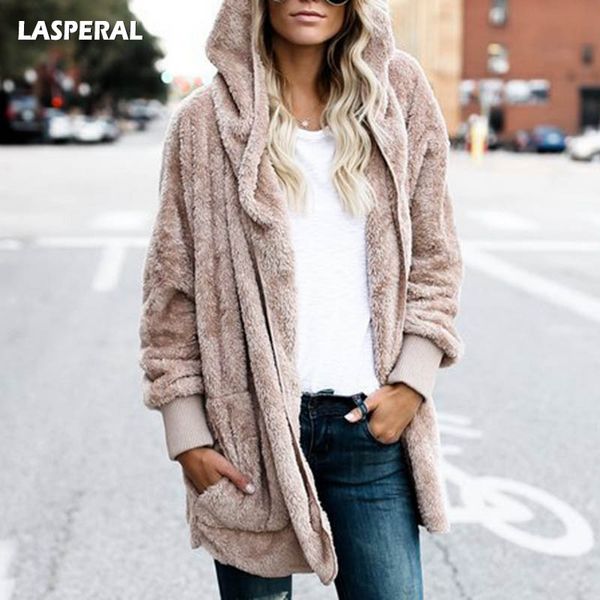 lasperal new year spring faux fur teddy bear coat jacket women fashion open stitch hooded coat female long sleeve fuzzy jacket, Black;brown
lasperal new year spring faux fur teddy bear coat jacket women fashion open stitch hooded coat female long sleeve fuzzy jacket, Black;brown