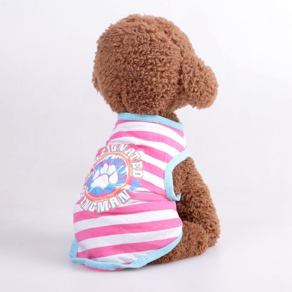 pet dog dog clothes breathable summer t-shirt vest stripes crew neck vest vip law bucket teddy clothes
pet dog dog clothes breathable summer t-shirt vest stripes crew neck vest vip law bucket teddy clothes