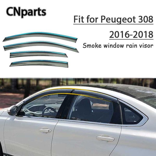 cnparts 4pcs abs for peugeot 308 2016 2017 2018 car smoke window sun visor keep fresh air convection accessories
cnparts 4pcs abs for peugeot 308 2016 2017 2018 car smoke window sun visor keep fresh air convection accessories