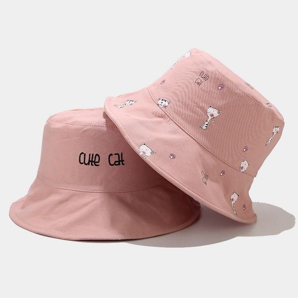 2020 new style cotton cartoon cat print bucket hat fisherman hat outdoor travel sun cap hats for men and women 188
2020 new style cotton cartoon cat print bucket hat fisherman hat outdoor travel sun cap hats for men and women 188