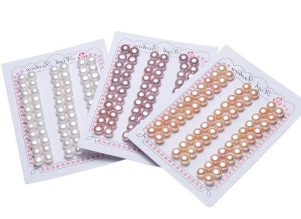 60pairs/lot 5-6mm freshwater pearl loose beads earring for diy craft jewelry gift mp02, White
60pairs/lot 5-6mm freshwater pearl loose beads earring for diy craft jewelry gift mp02, White