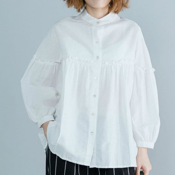 johnature new women shirt 2019 spring casual long sleeve red and white blouses loose female blouse
johnature new women shirt 2019 spring casual long sleeve red and white blouses loose female blouse