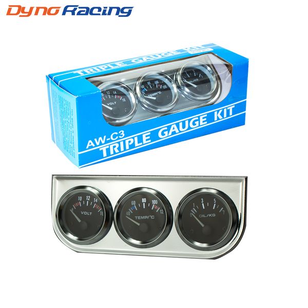 2inch 52мм три-в-одном вольтметр + температура воды метр метр + датчик давления масла автоматический измеритель автомобиля инструмента
2inch 52мм три-в-одном вольтметр + температура воды метр метр + датчик давления масла автоматический измеритель автомобиля инструмента