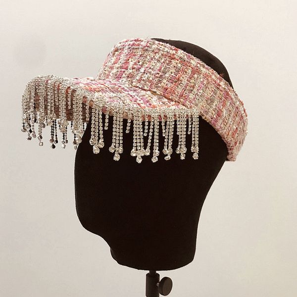new fashion dripping rhinestore headpiece casual stripe knit women winter cap occasion hat visor baseball cap empty sun hat, Blue;gray
new fashion dripping rhinestore headpiece casual stripe knit women winter cap occasion hat visor baseball cap empty sun hat, Blue;gray