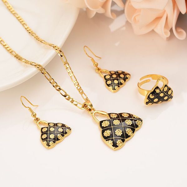 fine solid gold filled black bilum house pendant figaro chain bag purse earrings ring png classics cultural sets jewels, Silver
fine solid gold filled black bilum house pendant figaro chain bag purse earrings ring png classics cultural sets jewels, Silver