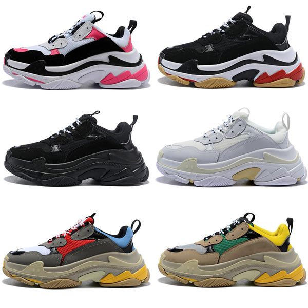 new luxury designer fashion paris 17fw triple s sneakers casual dad shoes for men women black beige sports shoes tennis increasing 35-46
new luxury designer fashion paris 17fw triple s sneakers casual dad shoes for men women black beige sports shoes tennis increasing 35-46