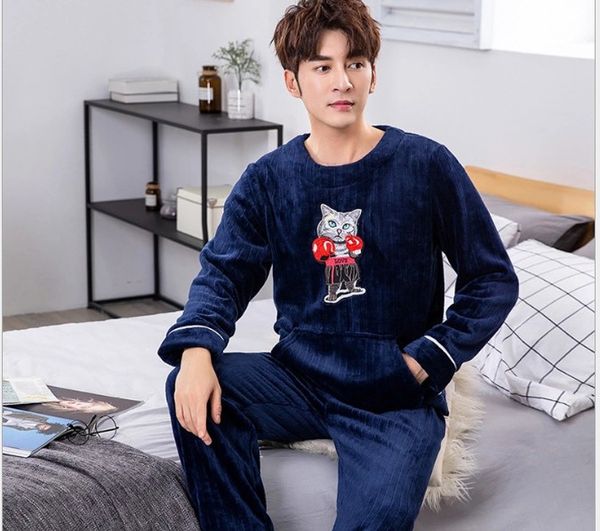 2019 yao ting new coral velvet couple pajamas autumn and winter sets of head home clothing manufacturers wholesale 1970+1985
2019 yao ting new coral velvet couple pajamas autumn and winter sets of head home clothing manufacturers wholesale 1970+1985