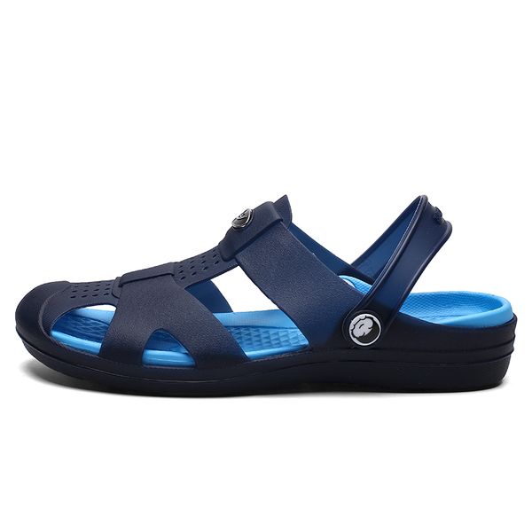 men sandals summer slippers shoes croc fashion beach sandals casual flat slip on flip flops men crocks hollow shoes, Black
men sandals summer slippers shoes croc fashion beach sandals casual flat slip on flip flops men crocks hollow shoes, Black