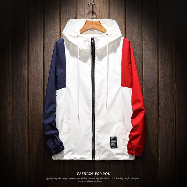 men casual hooded jacket male street fashion splice color student jacket windbreaker outwear coat aisan size m-5xl street sa-8, Black;brown
men casual hooded jacket male street fashion splice color student jacket windbreaker outwear coat aisan size m-5xl street sa-8, Black;brown