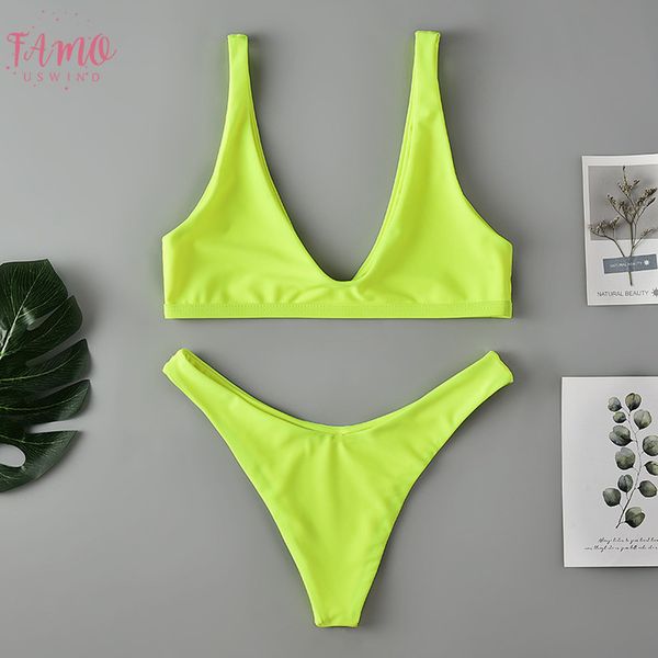 solid green high cut bikini female swimdress micro swimwear bikinis 2020 mujer neon bikini bathing suit biquini swimming suit, White;black
solid green high cut bikini female swimdress micro swimwear bikinis 2020 mujer neon bikini bathing suit biquini swimming suit, White;black