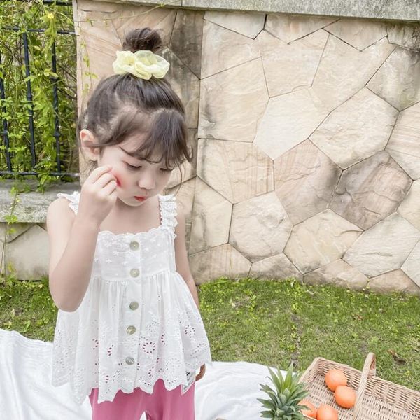 2020 new girls hollow out t-shirt sleeveless summer fashion cotton girls vest 1-7t qa895, Blue
2020 new girls hollow out t-shirt sleeveless summer fashion cotton girls vest 1-7t qa895, Blue
