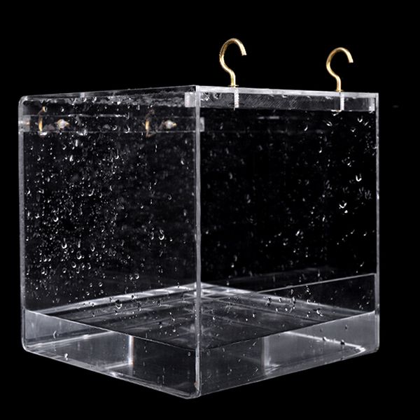 1* transparent spacious acrylic bath house cage for pet bird cockatiels parrots
1* transparent spacious acrylic bath house cage for pet bird cockatiels parrots