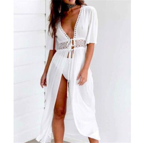 women lace crochet bikini cover up swimwear cover-ups white/black beach dress bathing suit hollow out summer beach dress
women lace crochet bikini cover up swimwear cover-ups white/black beach dress bathing suit hollow out summer beach dress