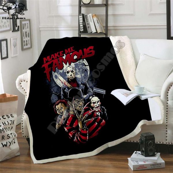 plstar cosmos halloween fleece blanket horror movie scream team zombie brid blanket 3d print sherpa on bed home style-2
plstar cosmos halloween fleece blanket horror movie scream team zombie brid blanket 3d print sherpa on bed home style-2