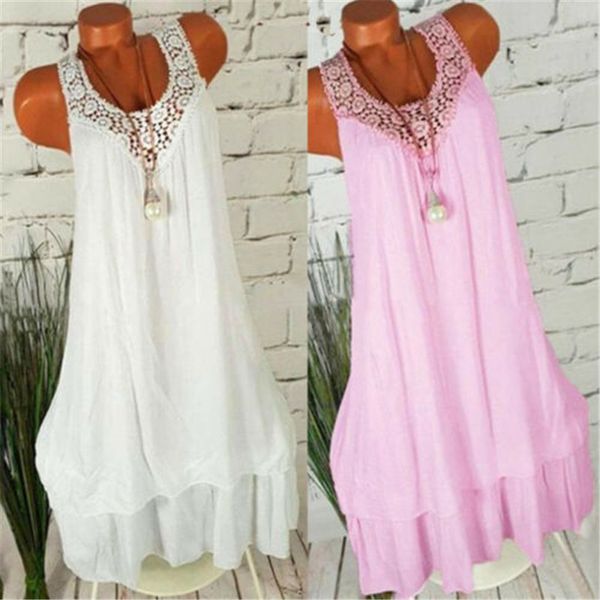 summer dress womens tunic sleeveless lace hollow out solid party evening dresses new holiday sleeveless boho mini dress vestidos, Black;gray
summer dress womens tunic sleeveless lace hollow out solid party evening dresses new holiday sleeveless boho mini dress vestidos, Black;gray
