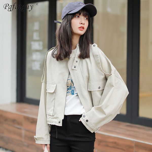 2019 women big pocket coat loose fit casual style denim jacket women spring denim jacket for jeans coat, Black;brown
2019 women big pocket coat loose fit casual style denim jacket women spring denim jacket for jeans coat, Black;brown