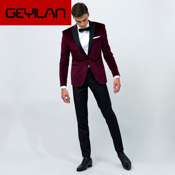 2020 men's suits mens tuxedos custom made wine red jacket black pants men wedding formal business suits, White;black
2020 men's suits mens tuxedos custom made wine red jacket black pants men wedding formal business suits, White;black